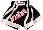 Twins Thai Style Trunks Black/White
